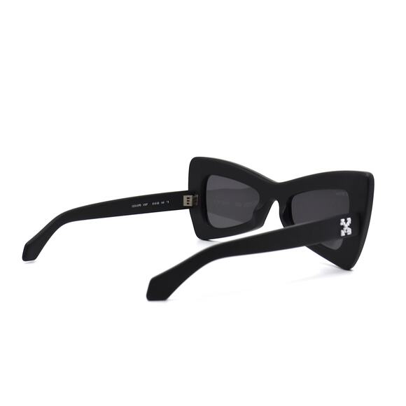 OFF-WHITE 0ER1070 BLACK /WHITE GREY WOMEN'S AUTHENTIC SUNGLASSES - Picture 8 of 13